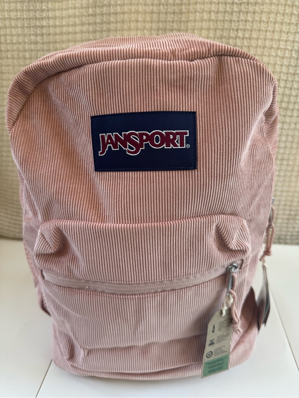 Jansport Dusty Pink Corduroy Backpack